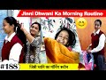 Jinni dhwani ka morning routine  cute sisters vlogs