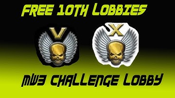 Free MW3 10th Lobby to ALL SUBSCRIBERS! (Daily)