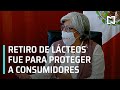 Retiro de productos lácteos fue para proteger a consumidores: Graciela Márquez - Las Noticias
