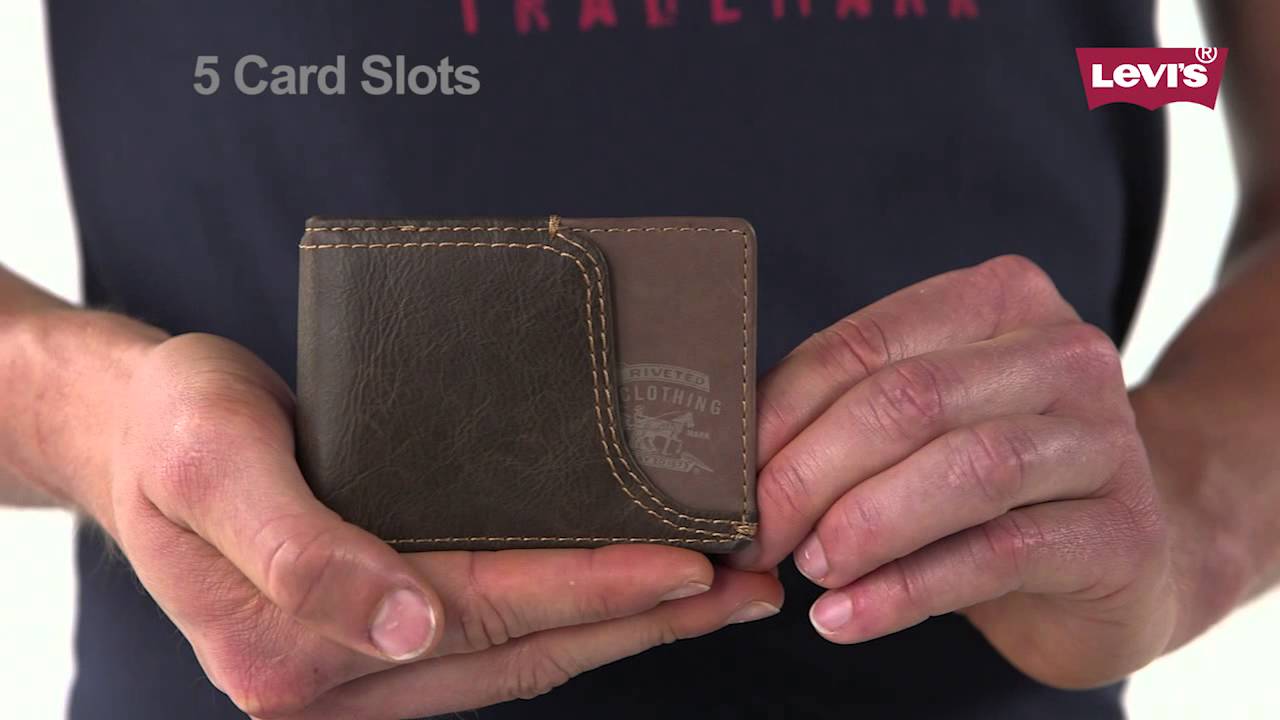 levis money clip wallet