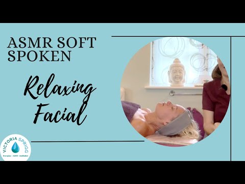 ASMR Relaxing Facial