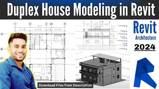 Duplex House Modelling in Revit Architecture