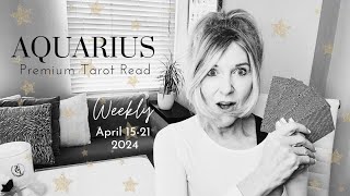 AQUARIUS - HOLD YOUR GROUND! A WISH COMES THROUGH LAST MINUTE! A CAREER OFFER THAT'S MUCH BETTER!