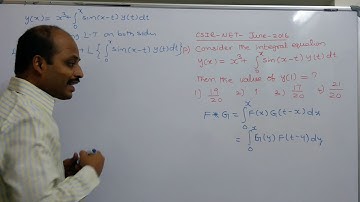 INTEGRAL EQUATIONS-2(CSIR-NET-JUNE-2016-PART-B)
