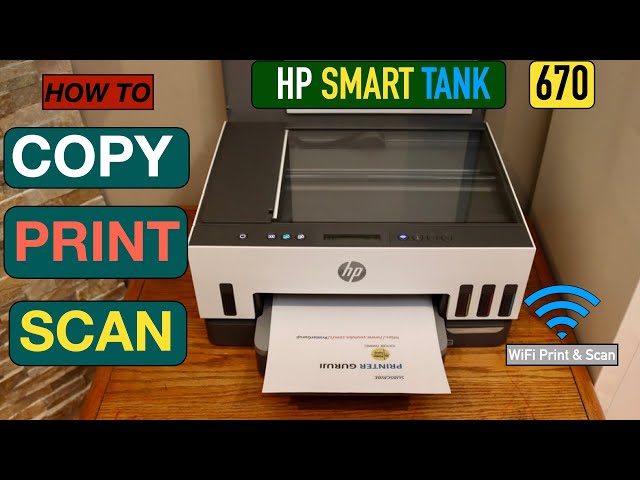 How To Copy, Print, Scan With HP Smart Tank Printer? class=