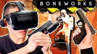 Mastering The VR Handgun - Boneworks Time Trial