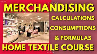 TEXTILE MERCHANDISING COURSE OF HOME TEXTILES - #CALCULATIONS, #CONSUMPTION #FORMULAS #BEDLINEN screenshot 2