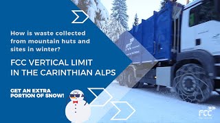 Winter in the Carinthian Alps: Waste collection anytime, anywhere, in any conditions