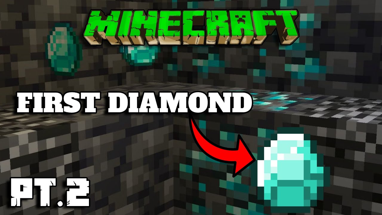 I Found My First Diamond In Minecraft Survival - Minecraft Survival ...