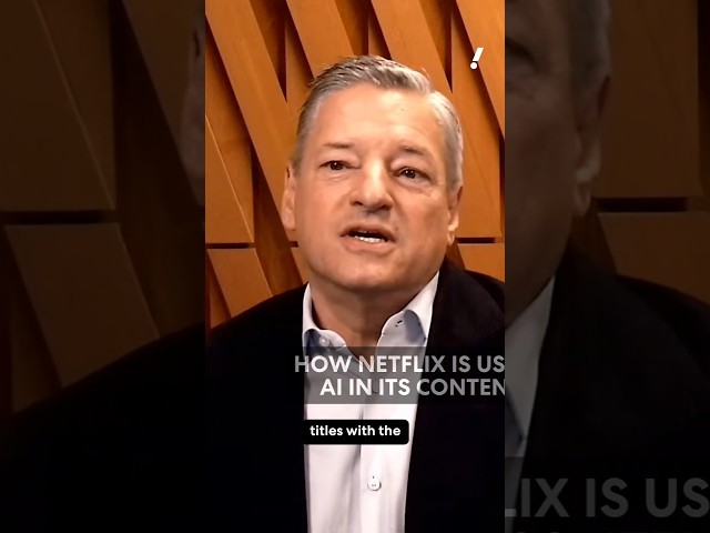 Netflix has used generative AI in "roughly 300" of its titles