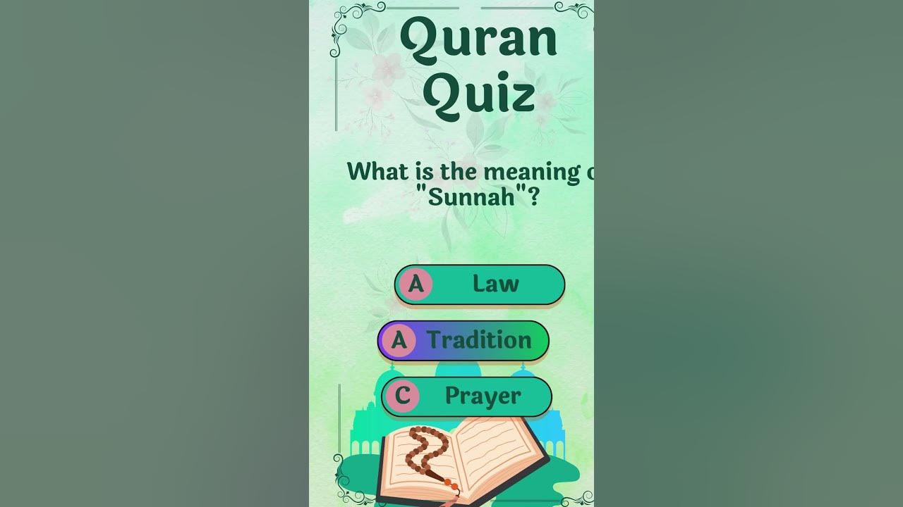 what-is-the-meaning-of-sunnah-quiz-quran-sunnah-youtube