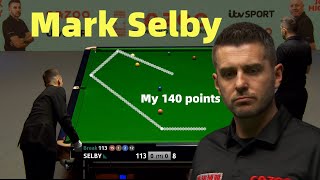 Mark Selby&#39;s personal 140 show，The story between Selby and Snooker and 140，He was still the king