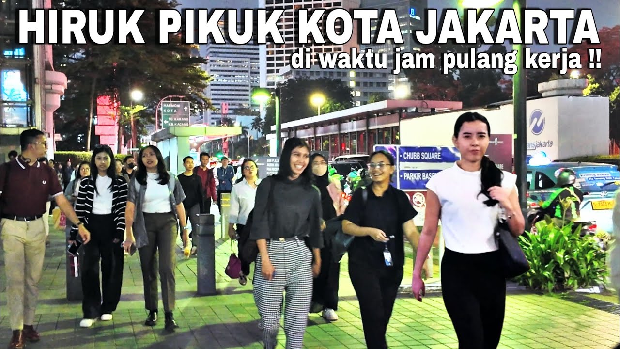 KESIBUKAN KOTA JAKARTA DIWAKTU JAM PULANG KERJA ! | real life in jakarta city indonesia