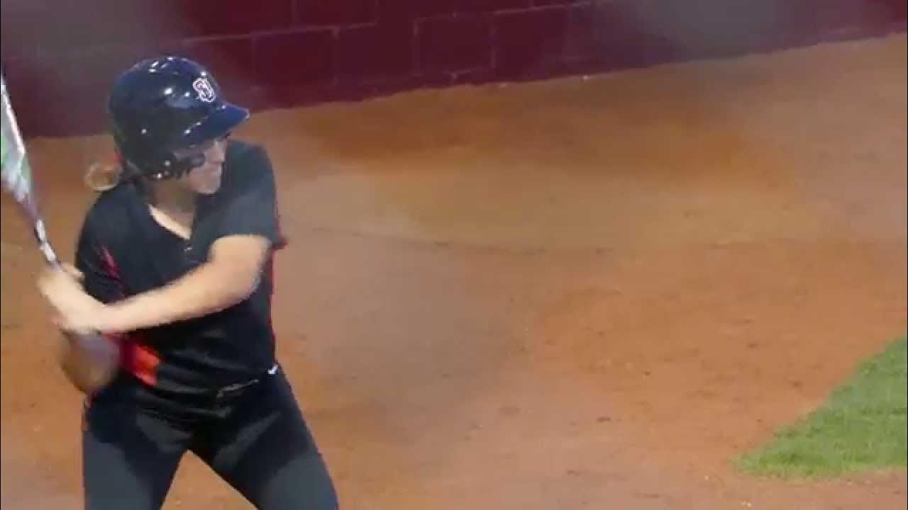 WAC Softball Tourney '15 Rose Saenz Homerun 120 FPS YouTube