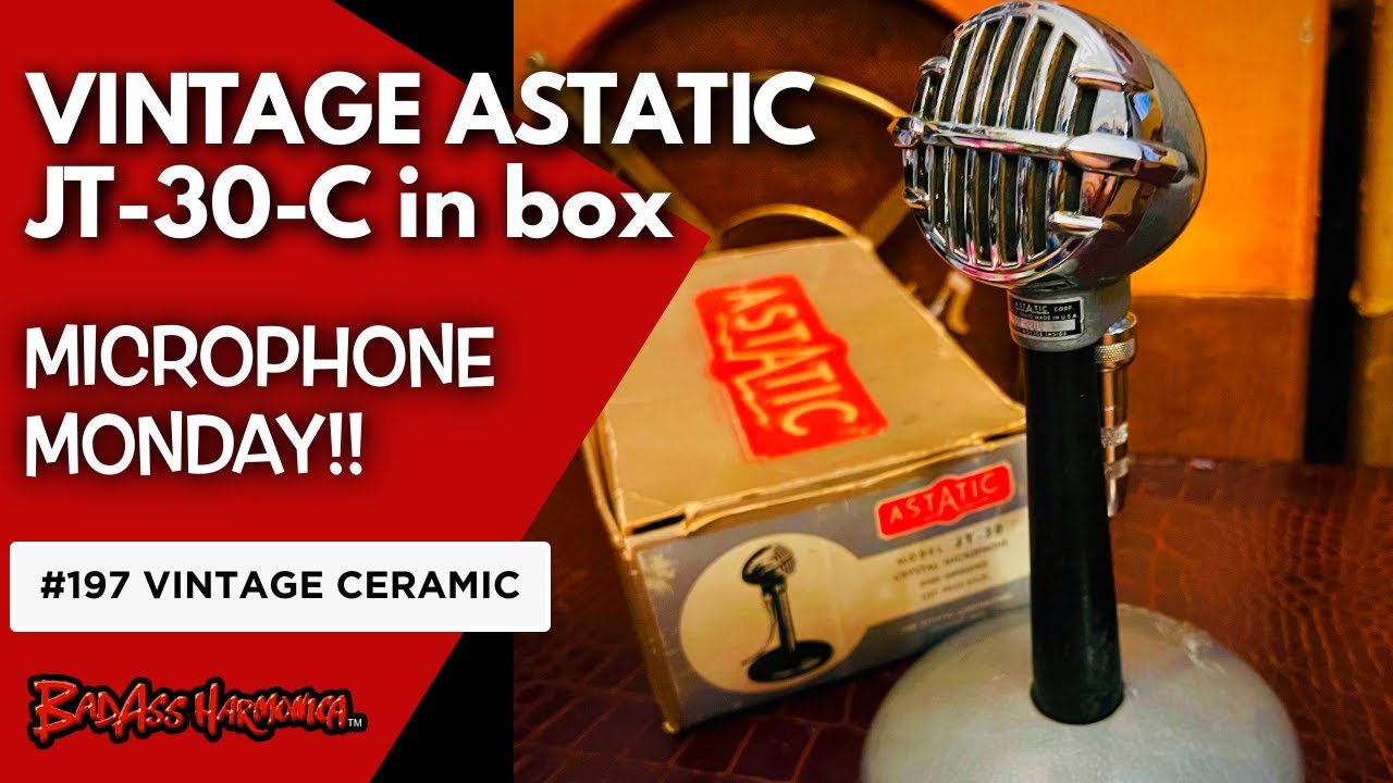 Best Blues Harmonica Microphones | Classic Astatic Ceramic JT-30 C  - Microphone Monday 197