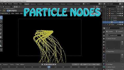 PARTICLE NODES IN BLENDER.......A QUICK LOOK