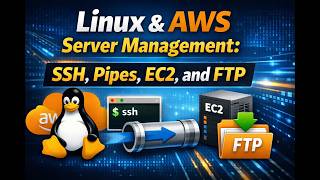 Linux & AWS Server Management: SSH, Pipes, EC2, and FTP Profile