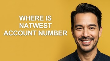 Where Is Natwest Account Number - KevinHowTo