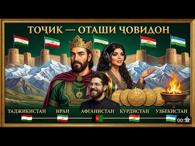 تاجیک — آتش جاودان | TAJIK — The Eternal Fire 🔥 (Official Lyric Video)