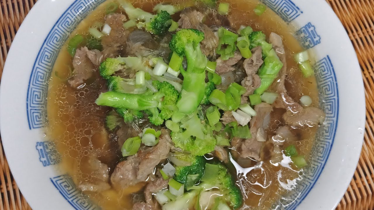BEEF SOTANGHON SOUP YouTube