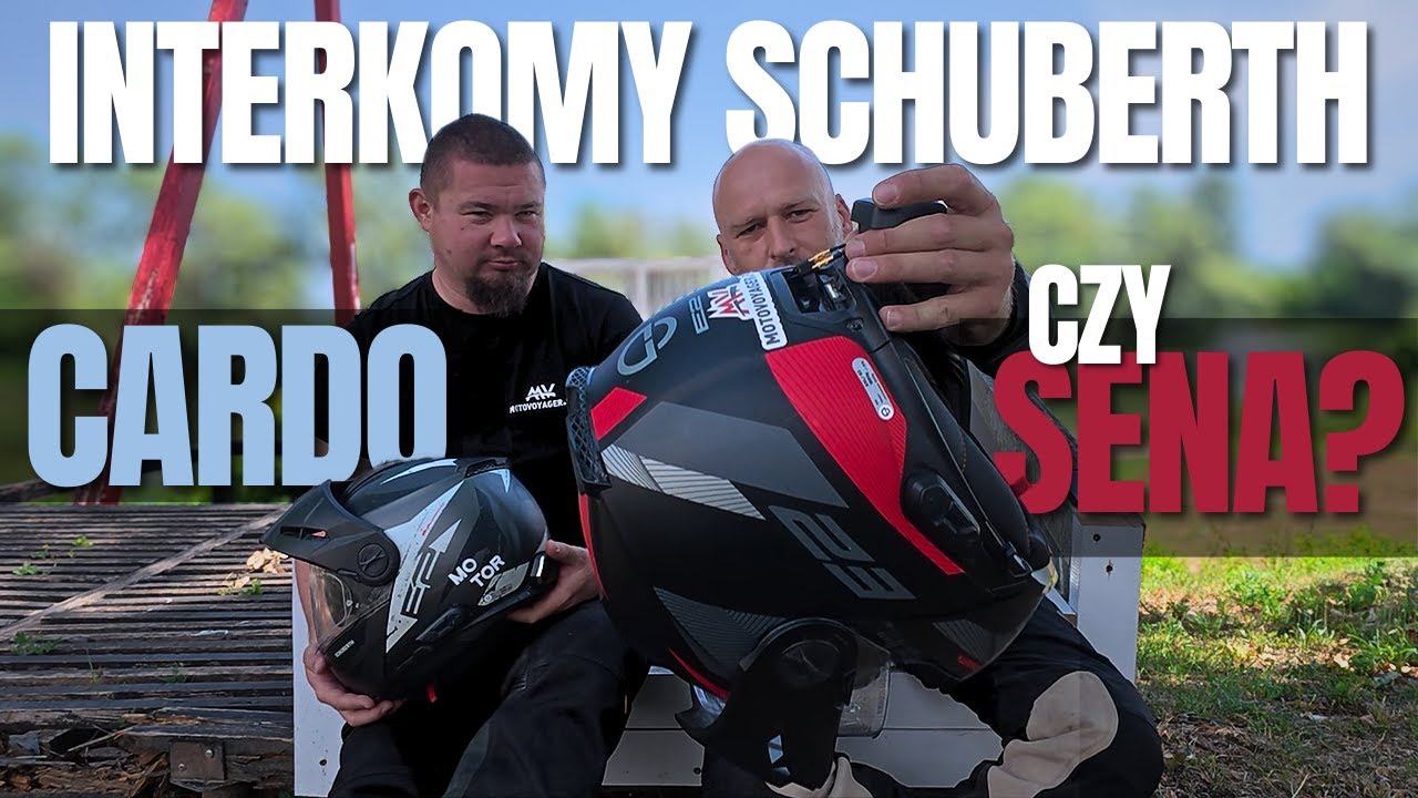 Interkom do kasków Schuberth. Jaki wybrać? CARDO SC Edge czy SENA SC2? Porównanie użytkowania, test