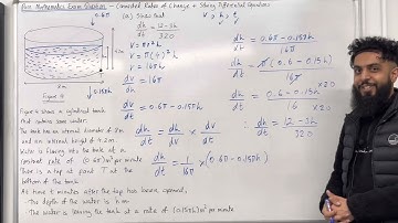 Pure Maths EQ - Connected Rates of Change and Solving Differential Equations