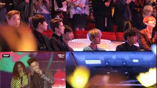 Taehyung and Jungkook [EXO] watching BIGBANG - 'LOSER' in MAMA