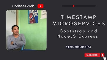 Timestamp Microservice - Bootstrap and NodeJS Express