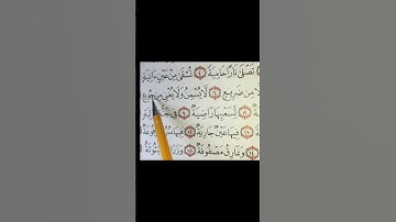 تهجي الآية السابعه من الغاشية بنور البيان