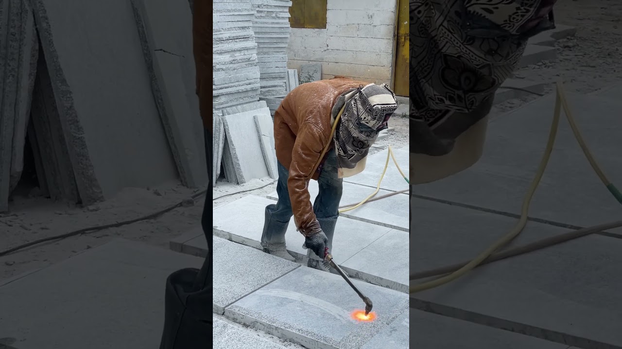 Bangalore stone flaming