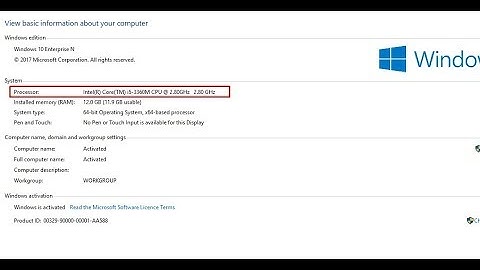 How To Find What Generation Your Intel Processor Is In Windows