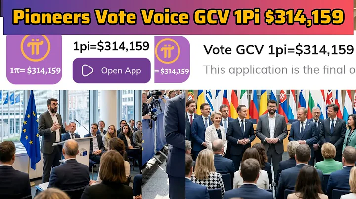 🔥 Pioneers! VOTE NOW: Pi Network GCV 1 Pi = $314,159?! Pi Browser App LIVE & Breaking Updates! 🚀#pi