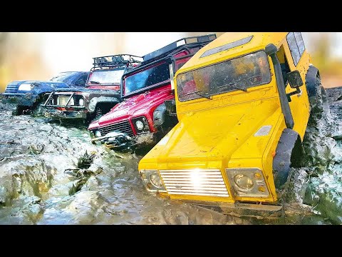 RC Cars MUD OFF Road  Traxxas TRX4 and Land Rover Defender  RC Extreme Pictures