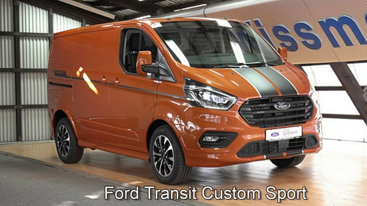 ford transit custom sport orange