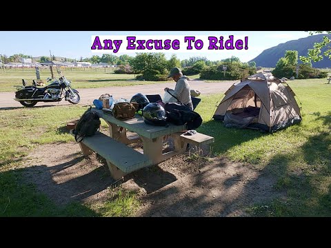 Riding Our Harley In Montana - And Camping!