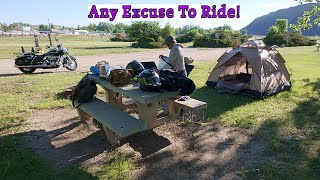 Riding Our Harley In Montana - And Camping!