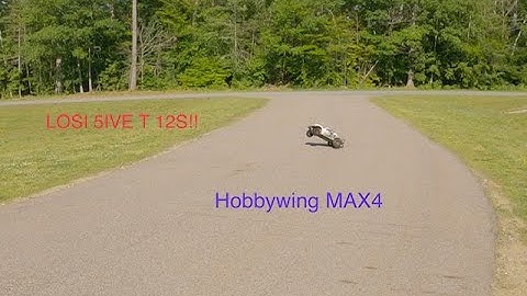 12s Losi 5ive T with Hobbywing Max4 ESC / Castle 800KV