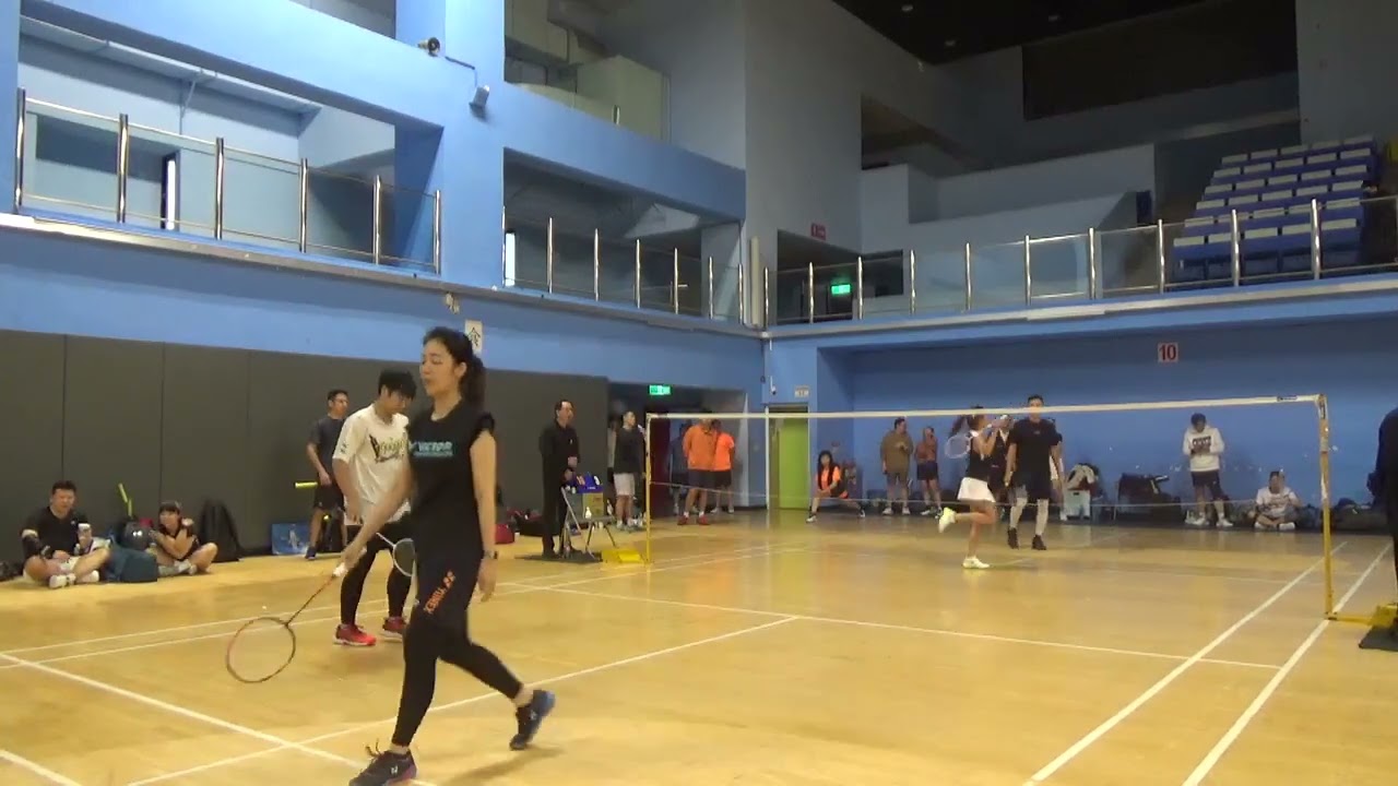 20231219 挑戰組混雙 Panny + 呆咪vs 小牛+塩（齊羽飛揚第二屆會內賽紅館）10-1