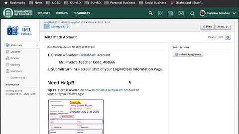 How to Submit an Assignment in Schoology