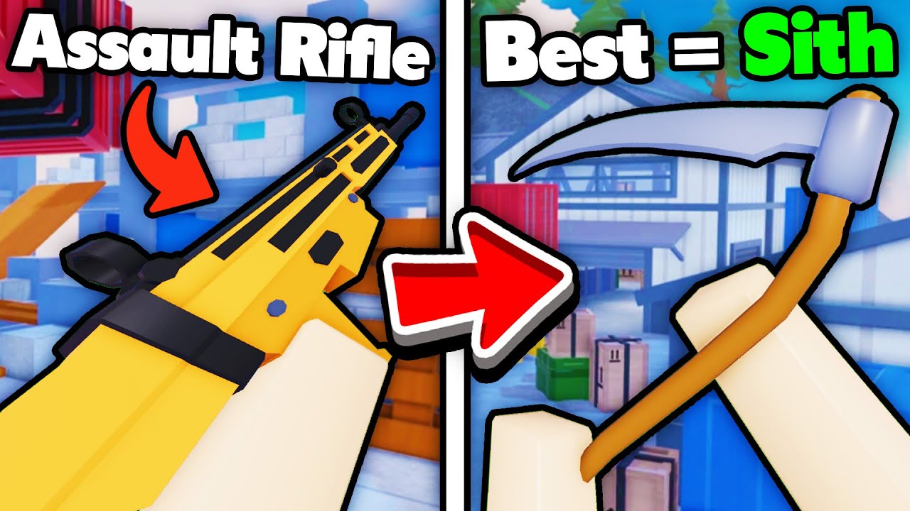 The BEST MELEE for EVERY GUN in Roblox Rivals.. - YouTube