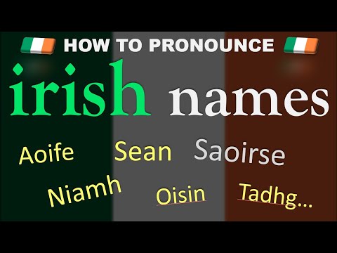 How to Pronounce Irish Names ☘️ | Saoirse, Aoife, Niamh... Pronunciation Guide