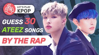 ▐ KPOP GAMES ▌► GUESS THE ATEEZ SONG BY THE RAP -(Please share it with more Atinys♥) ATEEZ - THANXX