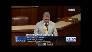 Rep. Carter recognizes Mr. Les Wilkes (CSPAN)