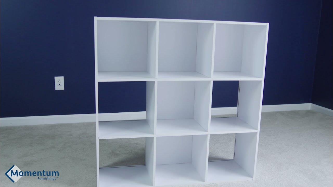 How to Build Momentum Furnishings 9Cube Storage Quick Assembly