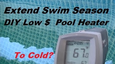 DIY Low Cost Swimming Pool Heater
