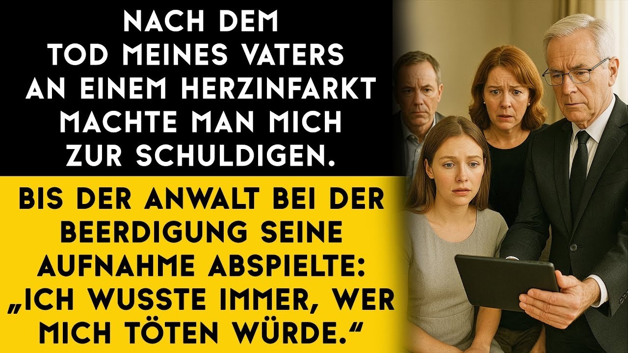 Als der Anwalt das Video abspielte, wurde mir klar – mein Vater hatte einen eigenen Plan