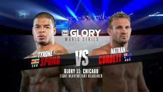 GLORY 11 Chicago - Tyrone Spong vs. Nathan Corbett (Full Video)
