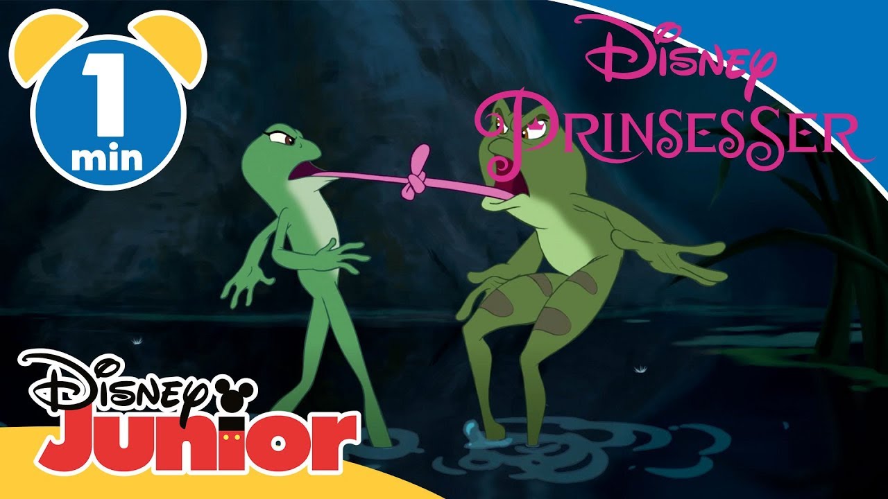 Prinsessen og Frøen | Tunge-knuden 🐸- Disney Junior Danmark - YouTube