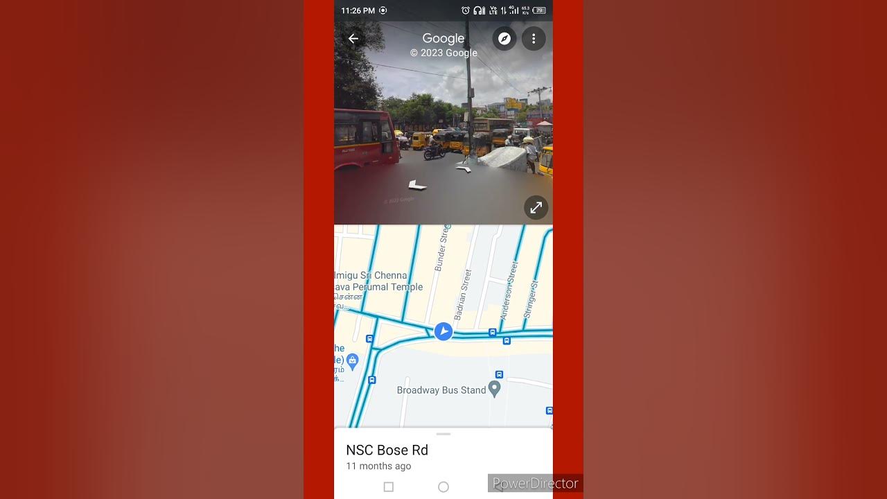 Google maps new update Street view trick shorts techbuddy techvideos