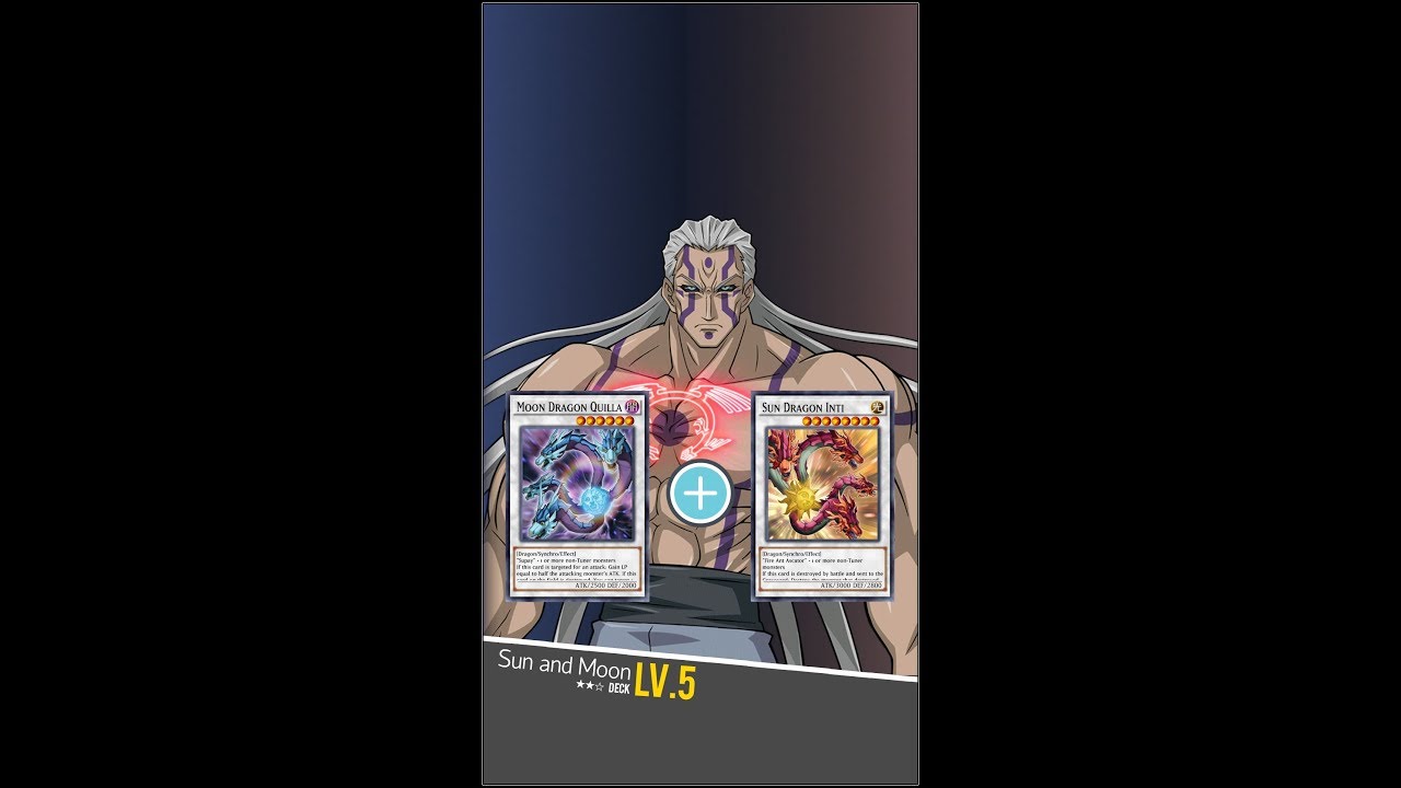 Yugioh Duel Links - HOW to make Sun and Moon Dragon Lv.5?